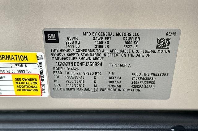 2015 GMC Acadia FWD SLE-1