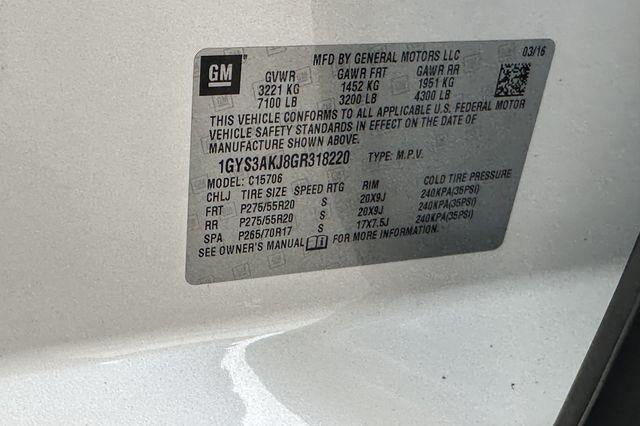 2016 Cadillac Escalade RWD Standard