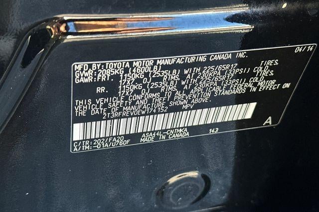 2014 Toyota RAV4 AWD 4dr XLE (Natl)