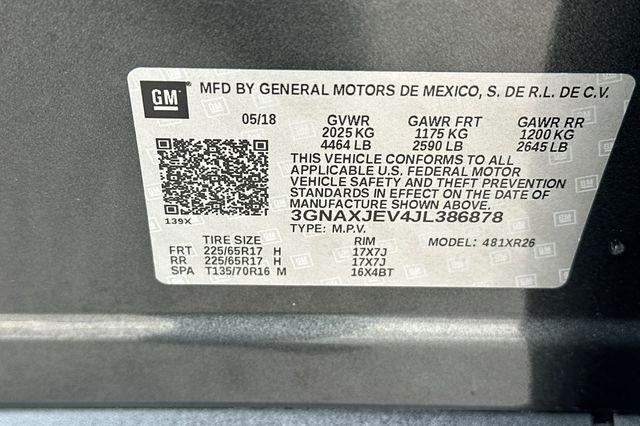 2018 Chevrolet Equinox FWD LT