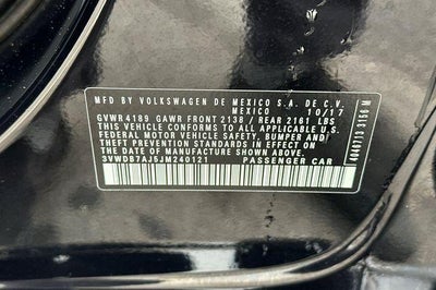 2018 Volkswagen Jetta 1.4T Wolfsburg Edition Auto