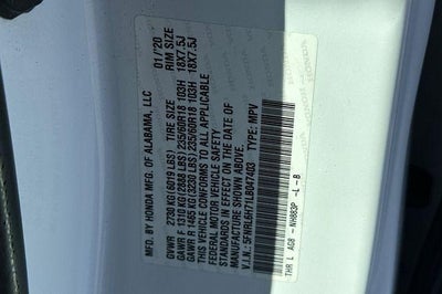 2020 Honda Odyssey EX-L Auto