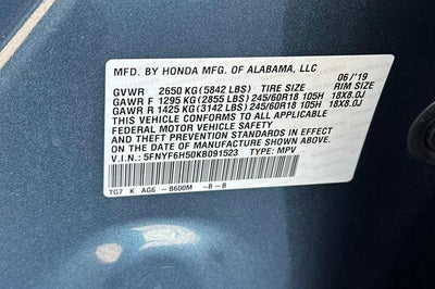 2019 Honda Pilot EX-L AWD