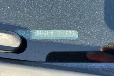 2015 Hyundai ELANTRA 4Dr Sdn Auto SE