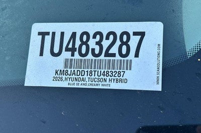2026 Hyundai TUCSON HYBRID Blue SE AWD