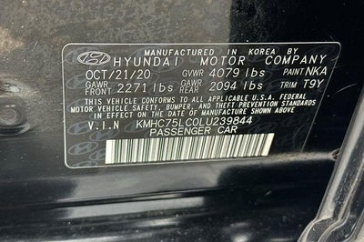 2020 Hyundai IONIQ HYBRID SE Hatchback