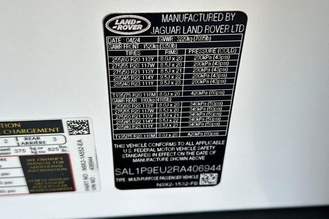 2024 Land Rover Range Rover Sport P360 SE