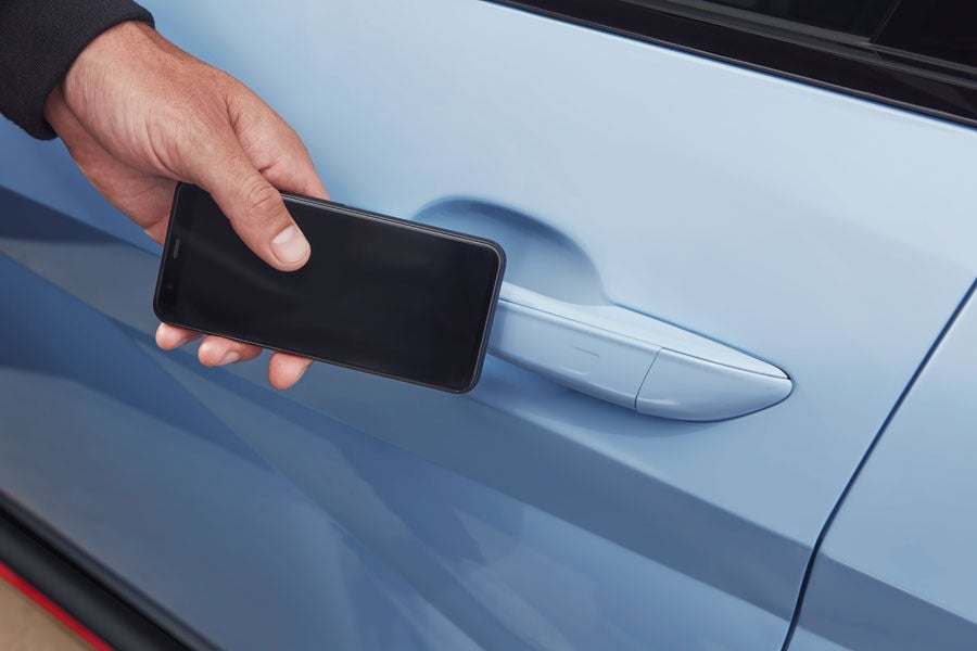 phone unlocking the car 