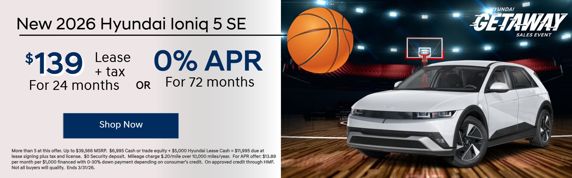 Blue IONIQ 5 SEL ON WINTER THEME 